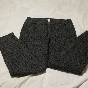 Style & co leopard print Jeans sz 8